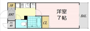 クリエイト21アテンドル梅田の物件間取画像